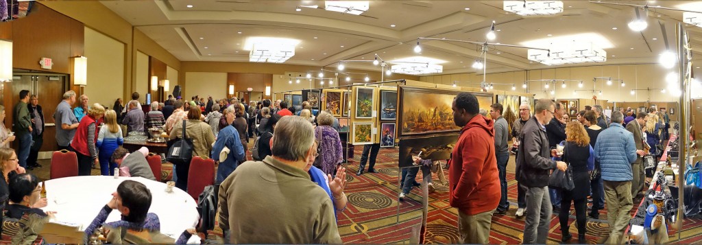 Art show reception